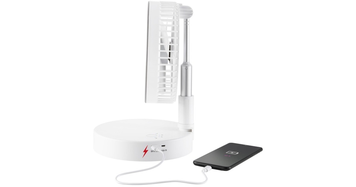 Unold TELESKOP-VENTI Cordless , Ventilator(weiß/grau)