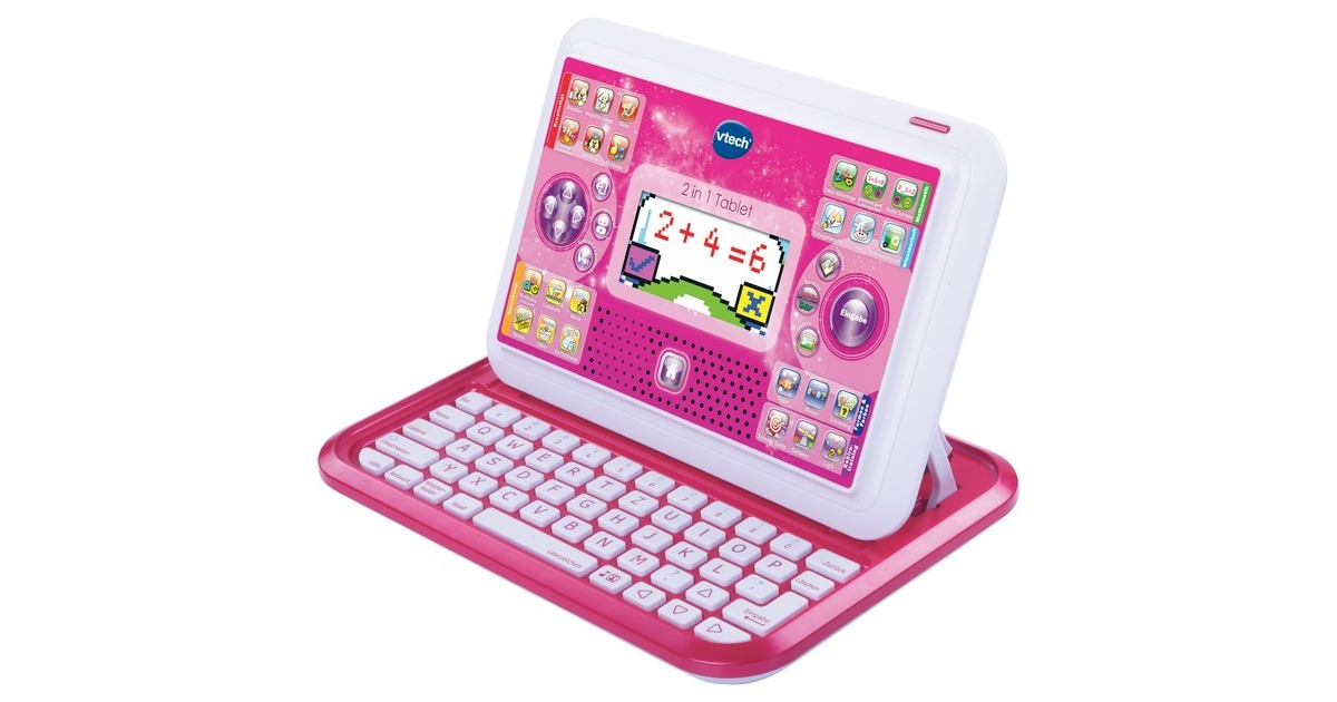 VTech 2 in 1 Tablet pink, Lerncomputer(rosa/pink)