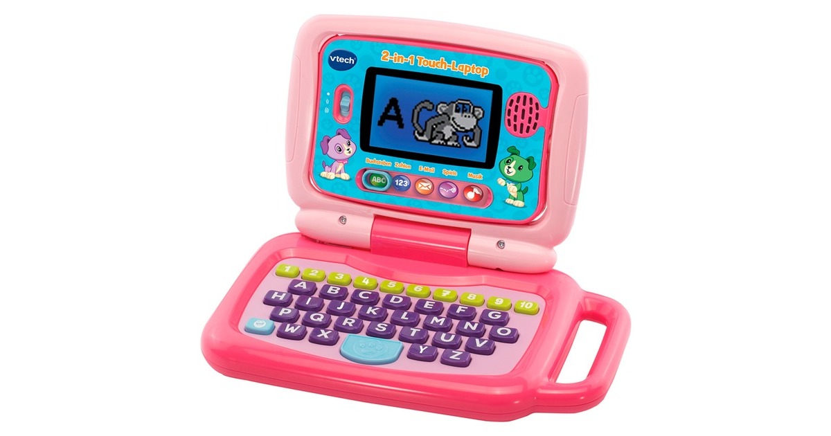 VTech 2-in-1 Touch-Laptop, Lerncomputer(pink)