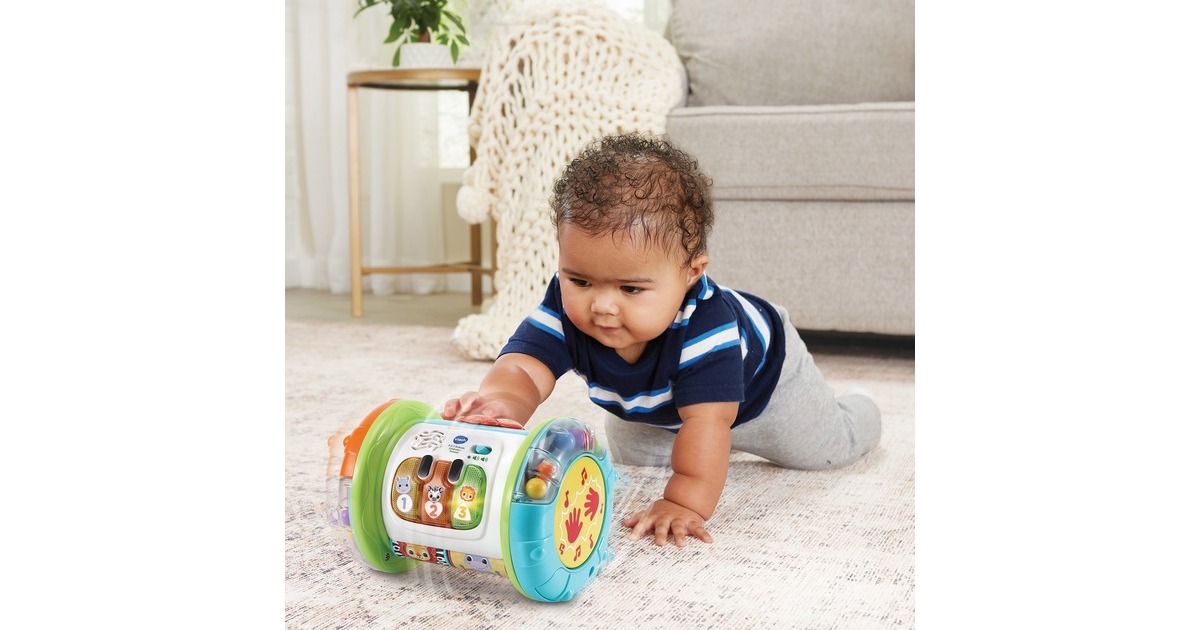 VTech 3-in-1 Rollende Entdecker-Trommel, Musikspielzeug
