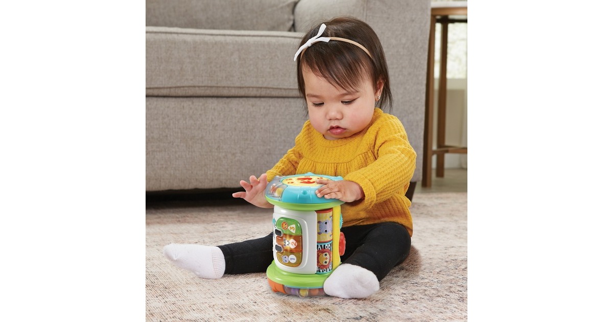 VTech 3-in-1 Rollende Entdecker-Trommel, Musikspielzeug