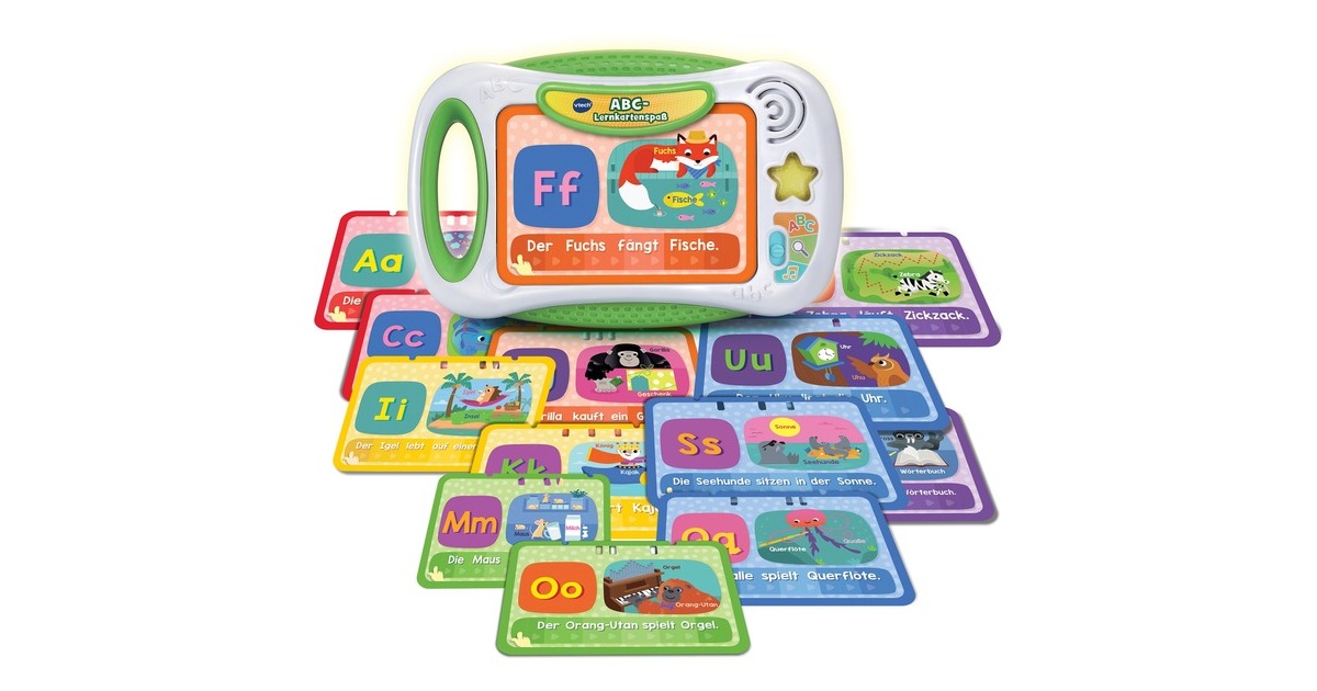 VTech ABC-Lernkartenspaß, Lernspaß