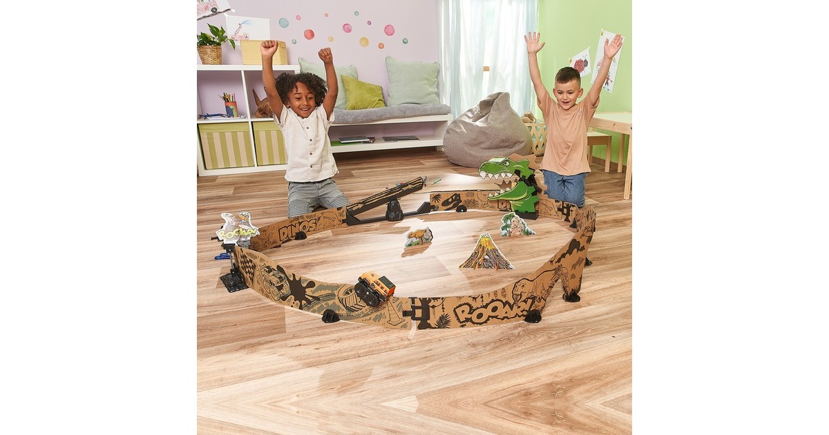 VTech Car-Board Racers - Dino-Adventure Set, Bahn
