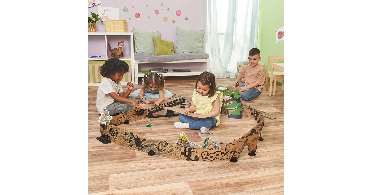 VTech Car-Board Racers - Dino-Adventure Set, Bahn