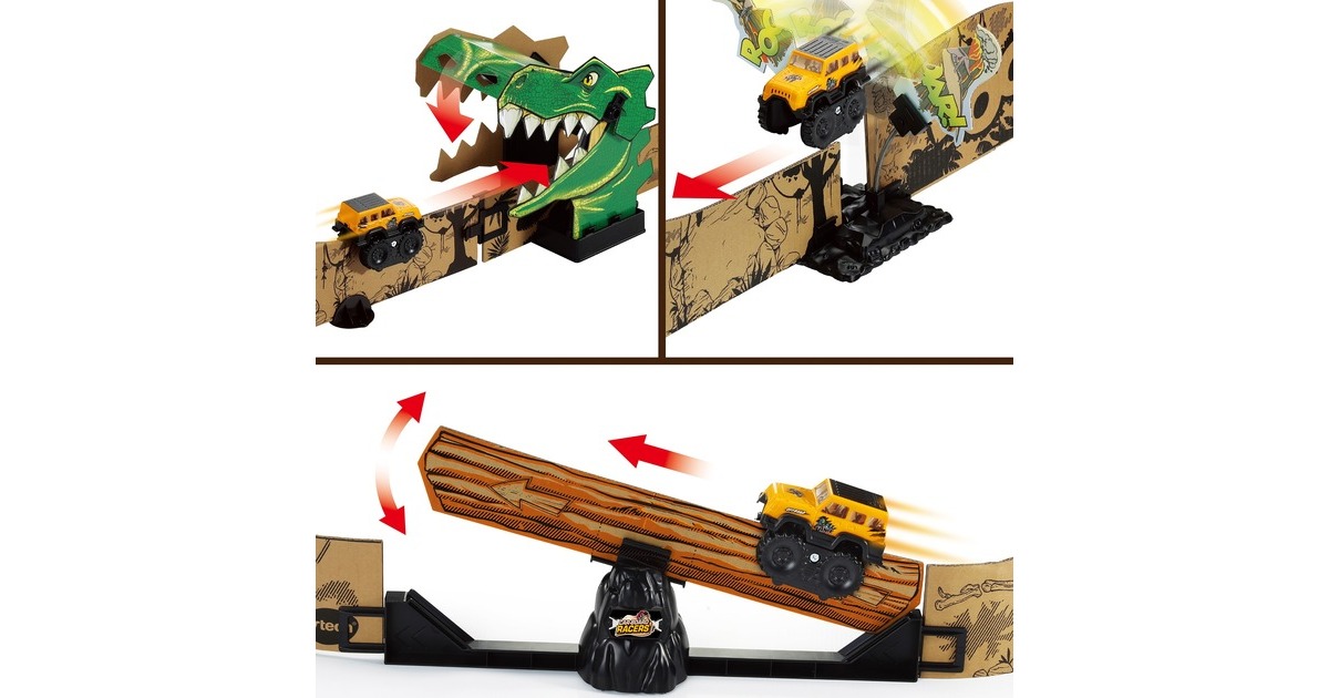 VTech Car-Board Racers - Dino-Adventure Set, Bahn