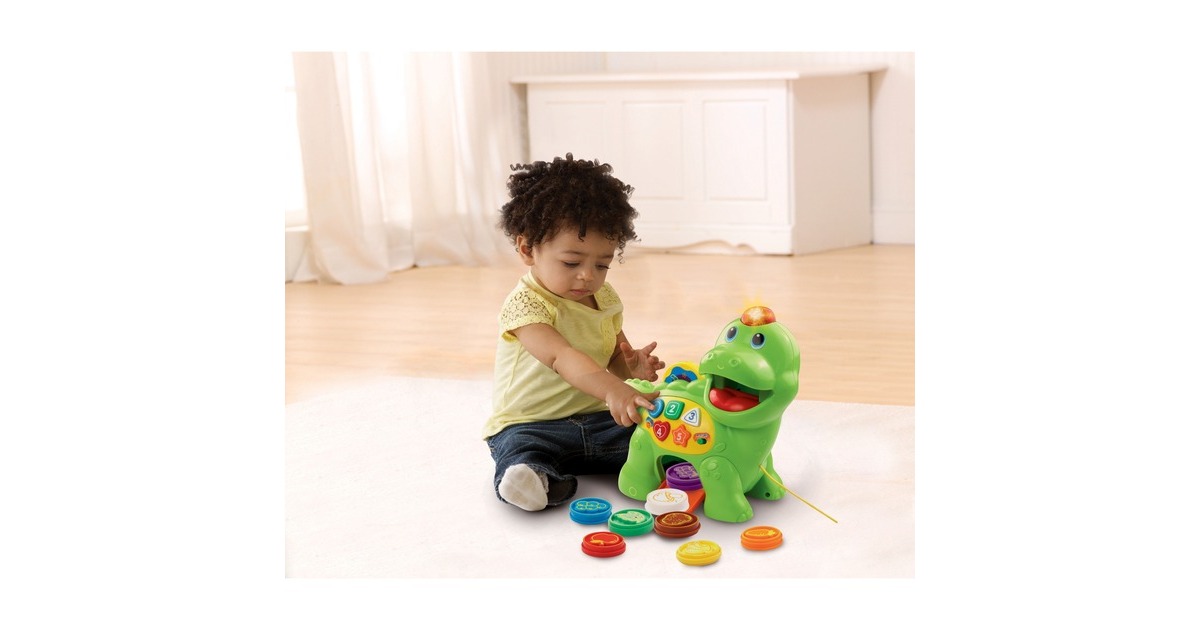 VTech Fütter-mich Dino, Lernspaß(grün/gelb)
