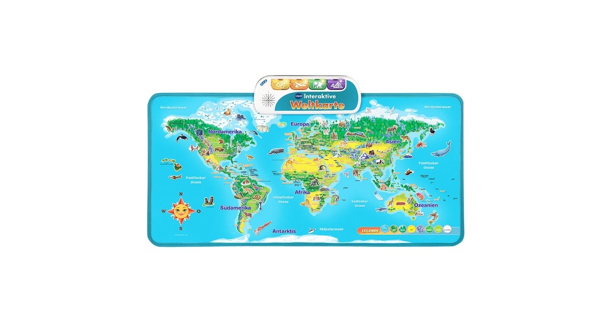 VTech Interaktive Weltkarte, Lernspaß