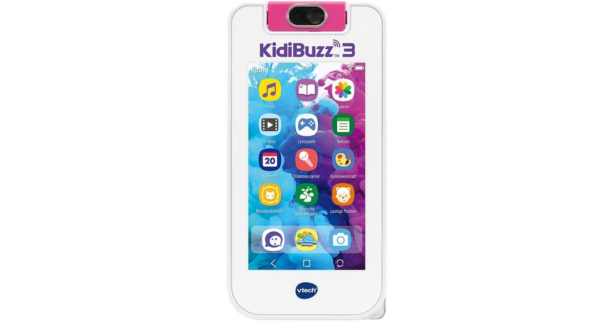 VTech KiddiBuzz 3, Lerncomputer(weiß/pink)