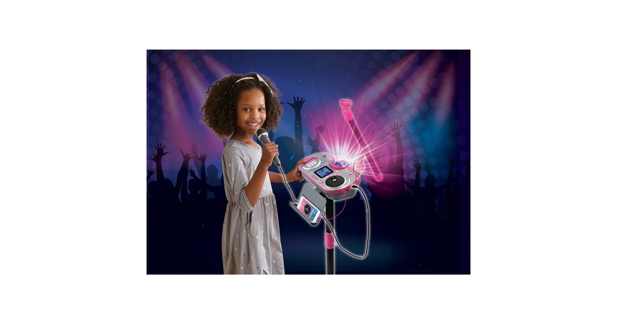 VTech Kidi Super Star DJ Studio, Mikrofon(lila/pink)