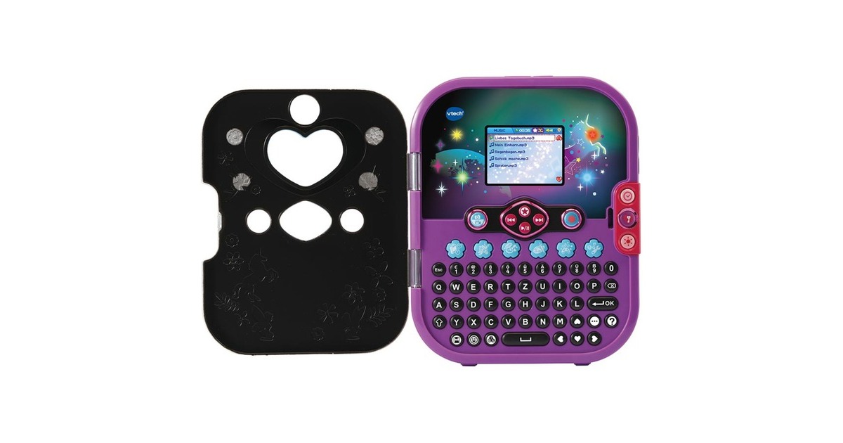 VTech Kidisecrets Selfie Music 2.0, Lerncomputer(schwarz/lila)