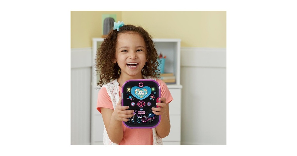 VTech Kidisecrets Selfie Music 2.0, Lerncomputer(schwarz/lila)