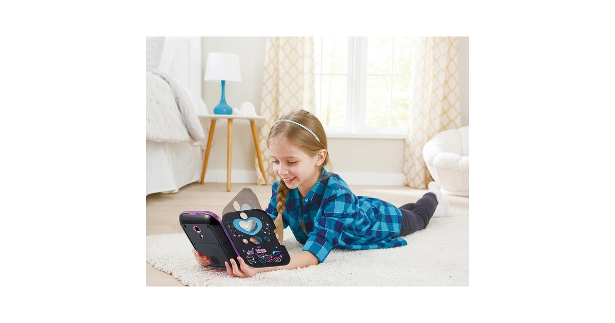 VTech Kidisecrets Selfie Music 2.0, Lerncomputer(schwarz/lila)