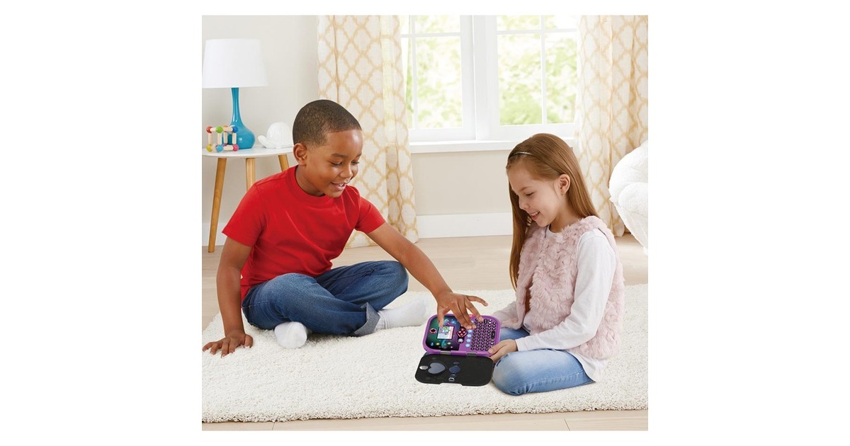 VTech Kidisecrets Selfie Music 2.0, Lerncomputer(schwarz/lila)