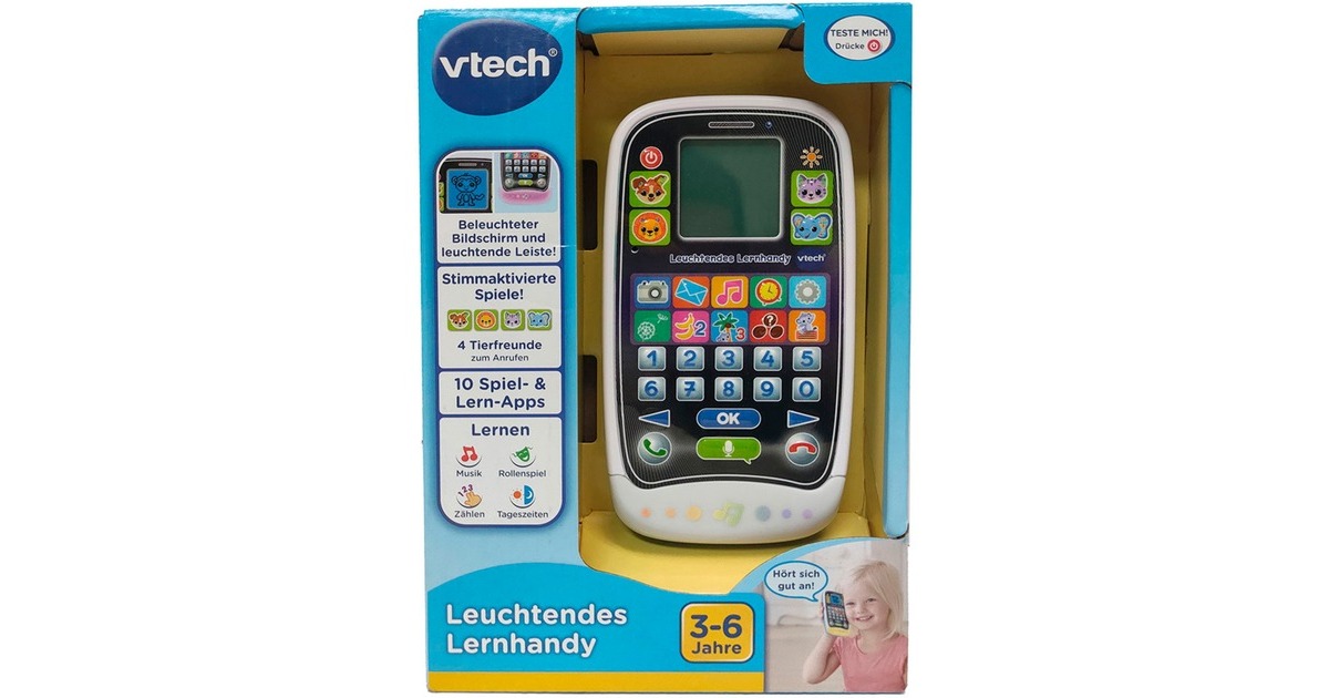 VTech Leuchtendes Lernhandy, Lernspielzeug