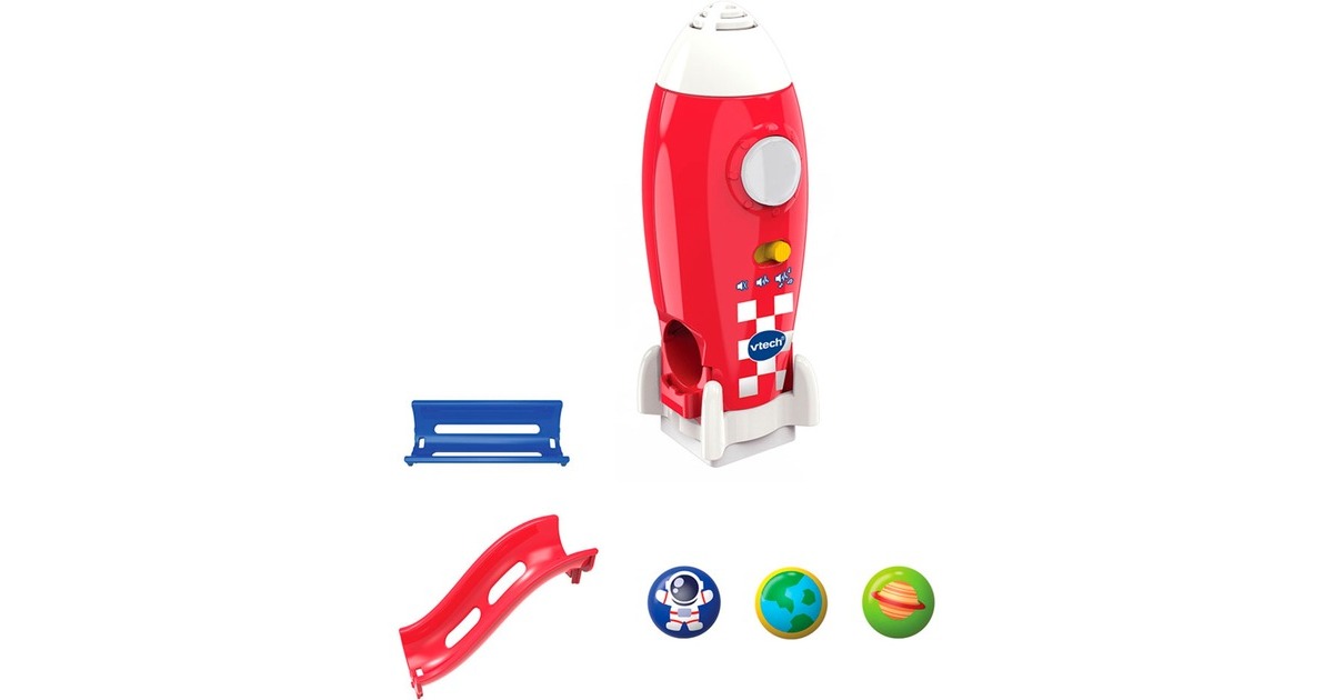 VTech Marble Rush - Erweiterung Lights&Sounds-Rakete, Bahn