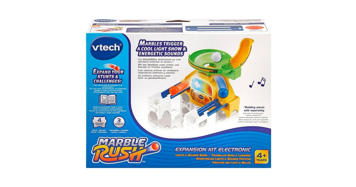 VTech Marble Rush - Erweiterung Lights&Sounds-Trichter, Bahn