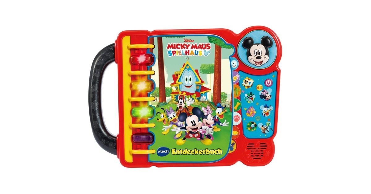 VTech Micky Maus Spielhaus - Entdeckerbuch, Lernbuch