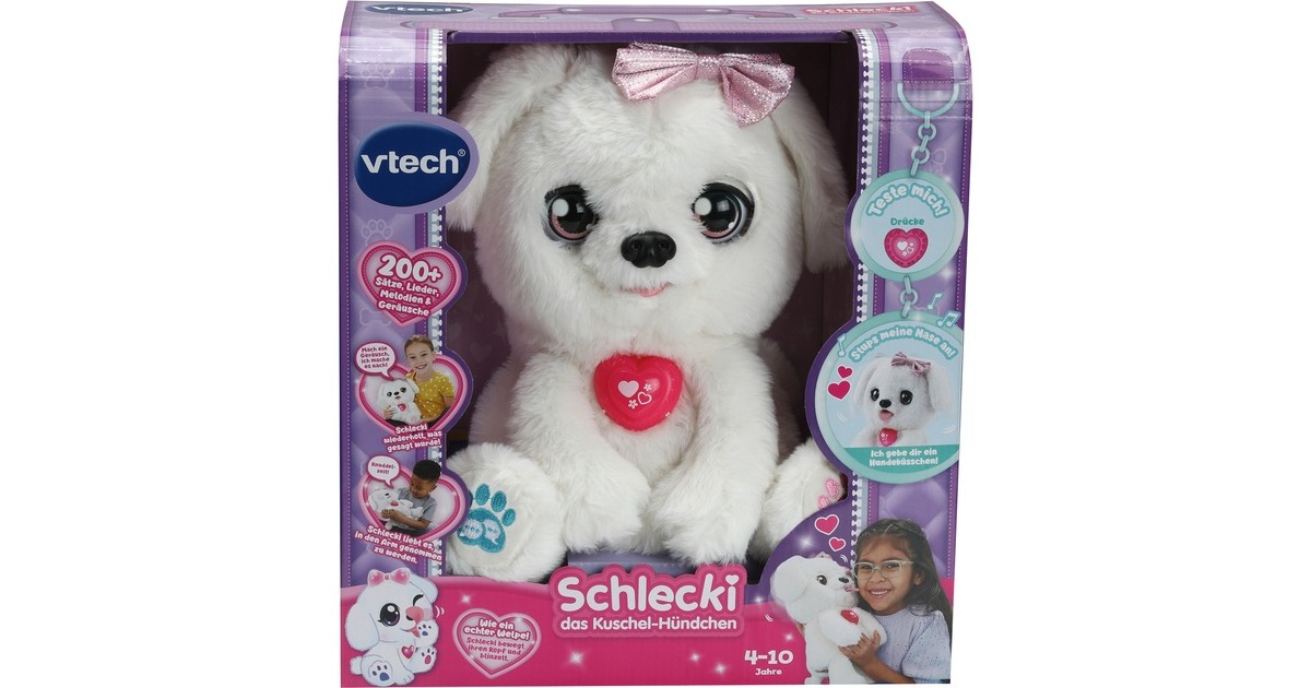 VTech Schlecki, das Kuschel-Hündchen, Kuscheltier