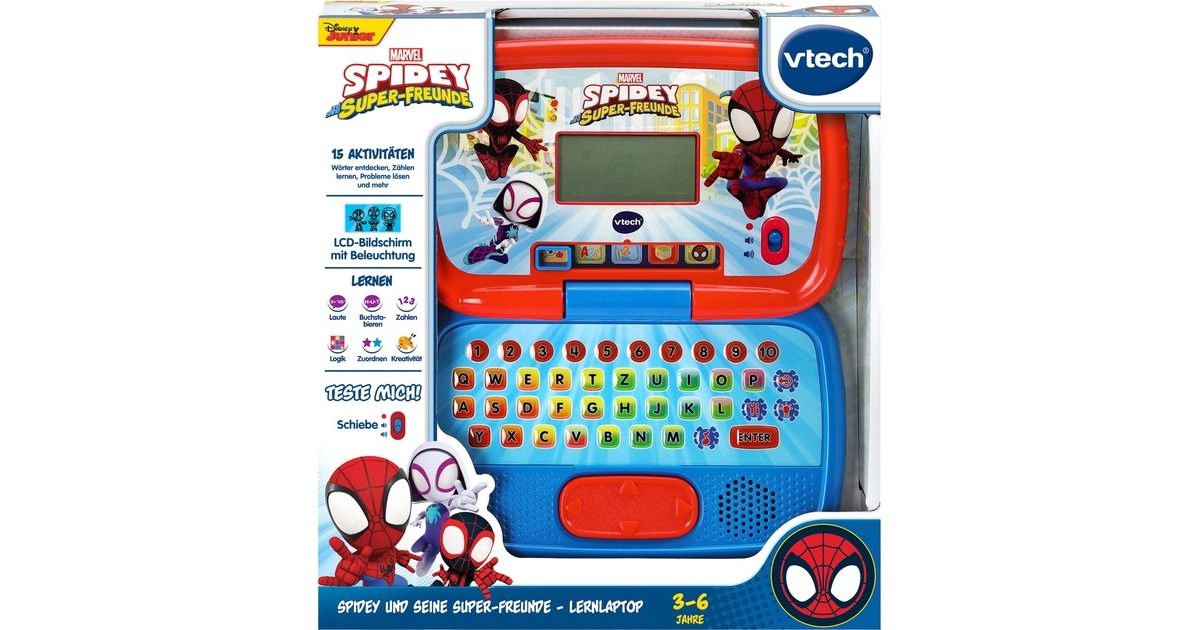 VTech Spidey und seine Super-Freunde Lernlaptop, Lerncomputer