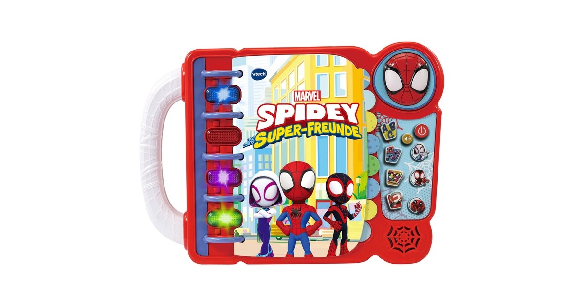 VTech Spidey und seine Super-Freunde - Abenteuerbuch, Lernbuch
