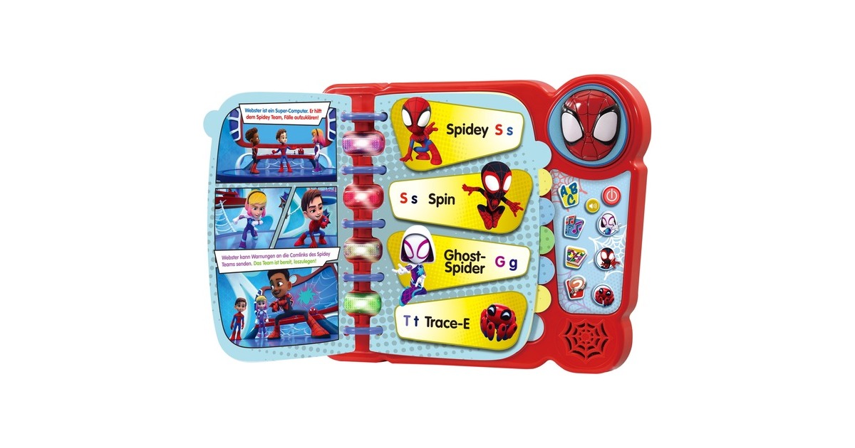 VTech Spidey und seine Super-Freunde - Abenteuerbuch, Lernbuch