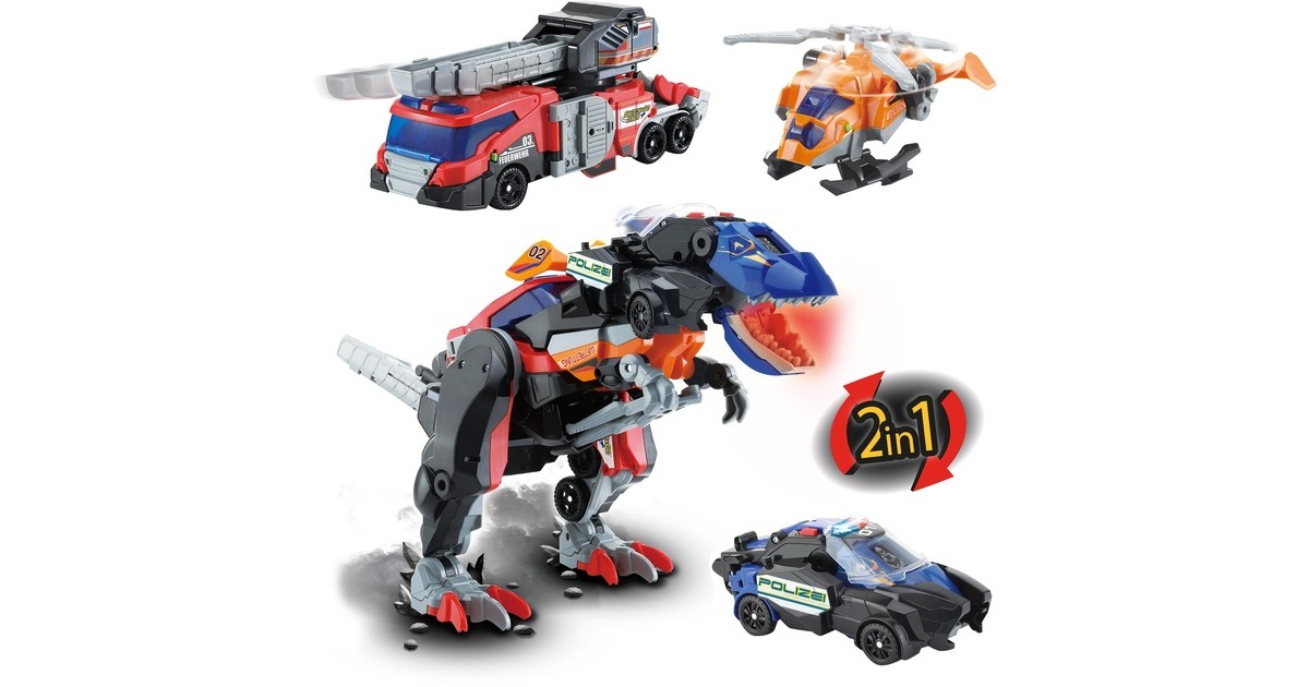VTech Switch & Go Dinos - 3-in-1 Super-T-Rex, Spielfigur
