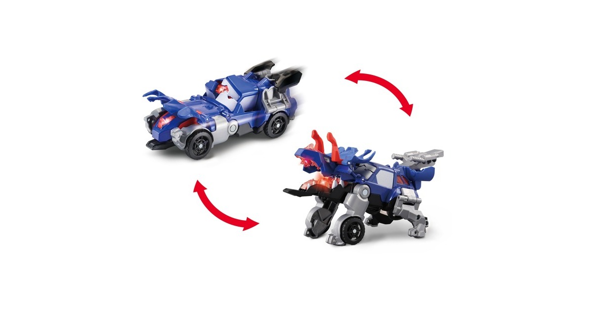 VTech Switch & Go Dinos - Action-Triceratops, Spielfigur