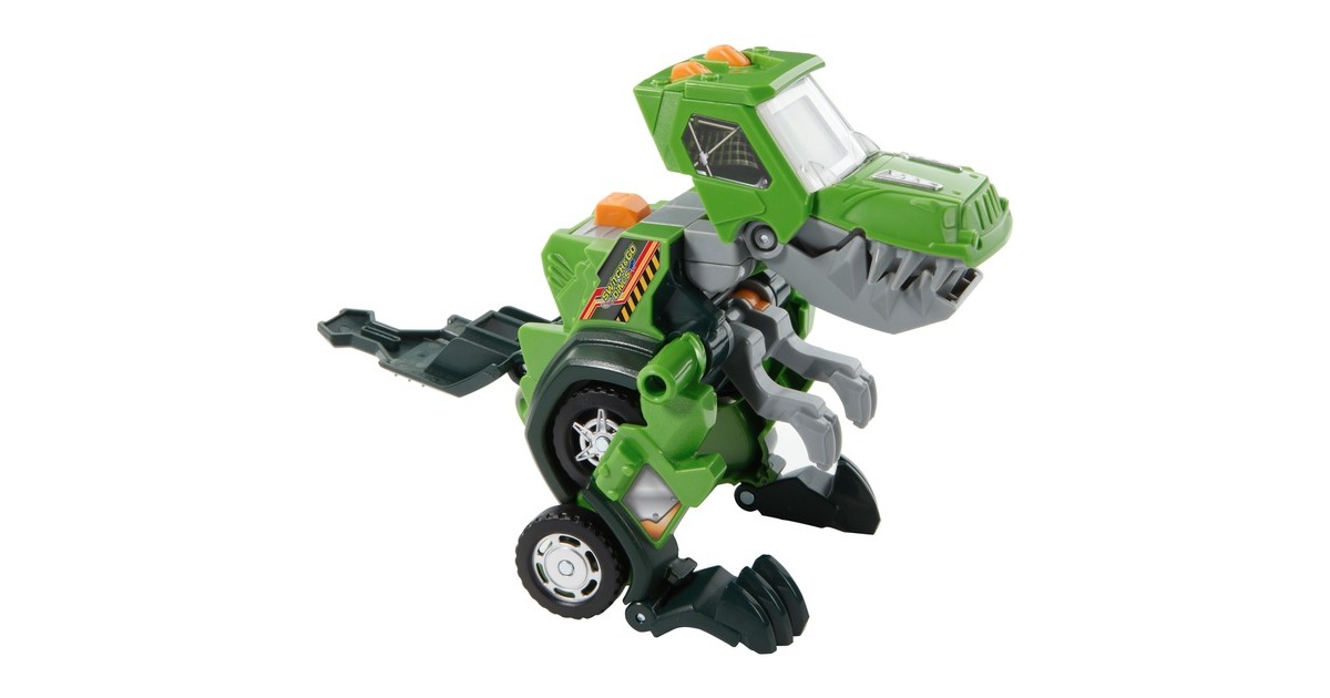 VTech Switch & Go Dinos - T-Rex, Spielfigur(grün/schwarz)