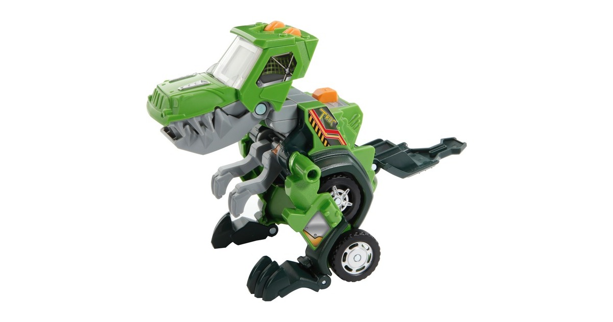 VTech Switch & Go Dinos - T-Rex, Spielfigur(grün/schwarz)