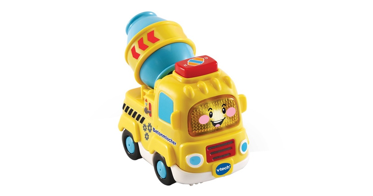 VTech Tut Tut Baby Flitzer - Betonmischer, Spielfahrzeug(gelb/blau)