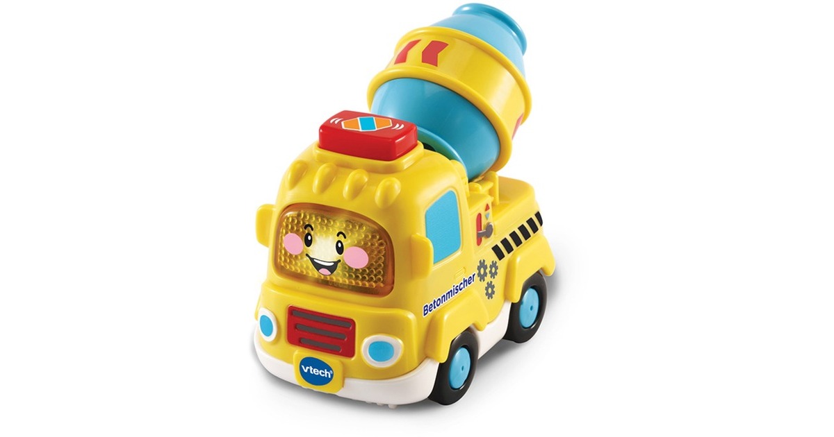 VTech Tut Tut Baby Flitzer - Betonmischer, Spielfahrzeug(gelb/blau)