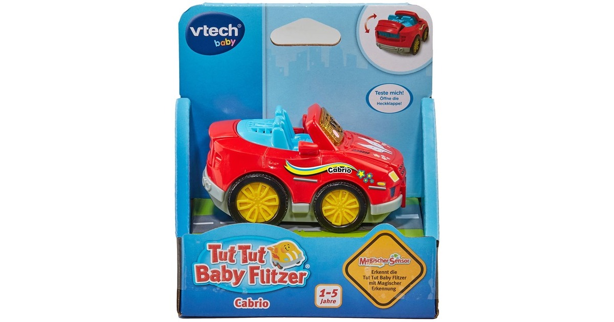 VTech Tut Tut Baby Flitzer - Cabrio, Spielfahrzeug