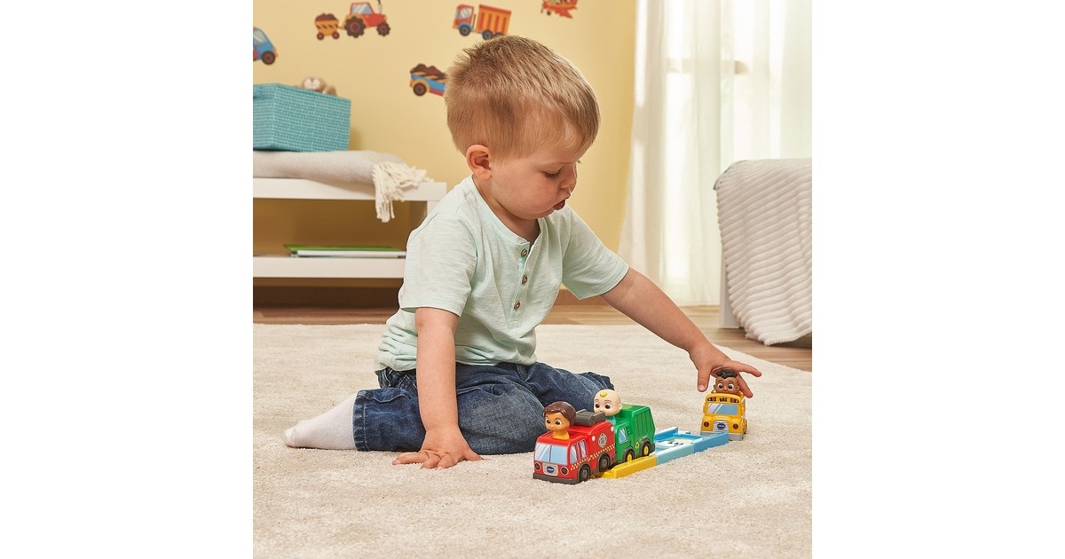 VTech Tut Tut Baby Flitzer - CoComelon Codys Schulbus, Spielfahrzeug