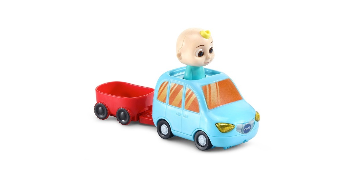 VTech Tut Tut Baby Flitzer - CoComelon JJs Spielhaus Schienenset, Spielgebäude