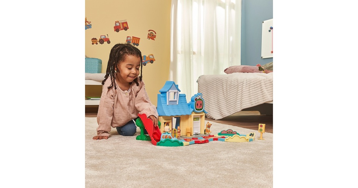 VTech Tut Tut Baby Flitzer - CoComelon JJs Spielhaus Schienenset, Spielgebäude