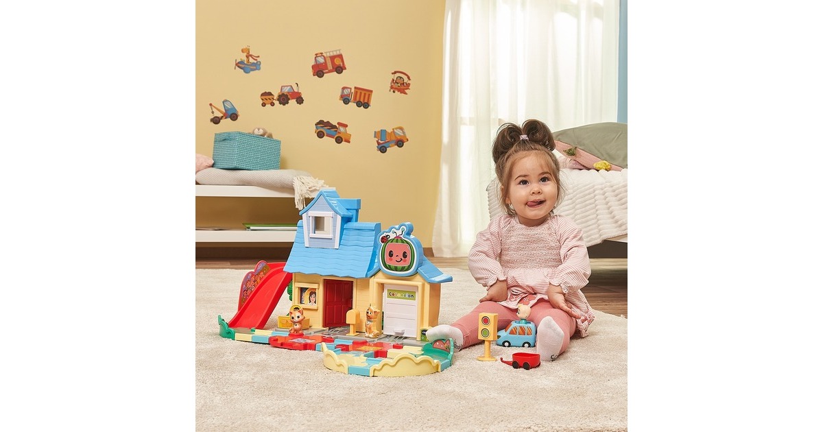 VTech Tut Tut Baby Flitzer - CoComelon JJs Spielhaus Schienenset, Spielgebäude