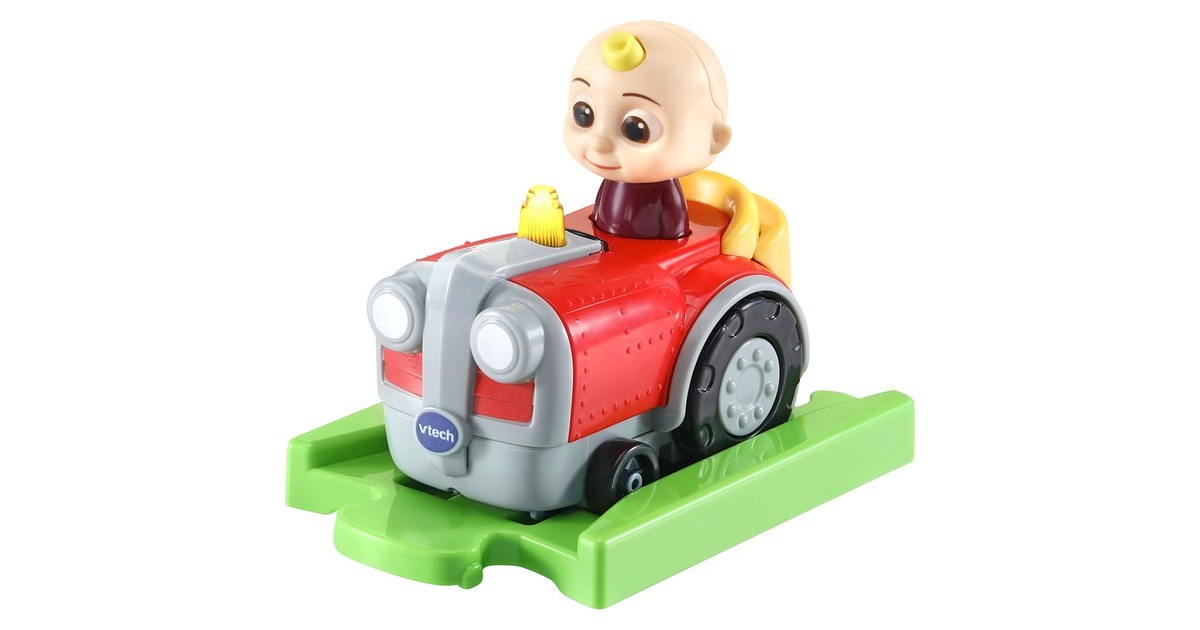 VTech Tut Tut Baby Flitzer - CoComelon JJs Traktor, Spielfahrzeug