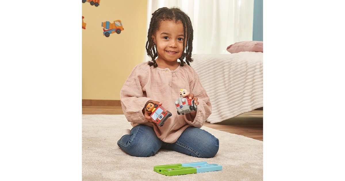 VTech Tut Tut Baby Flitzer - CoComelon JJs Traktor, Spielfahrzeug