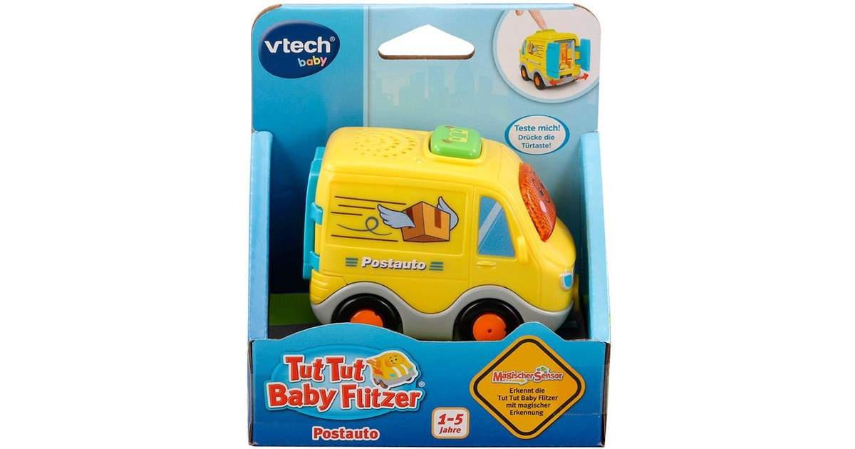 VTech Tut Tut Baby Flitzer - Postauto, Spielfahrzeug