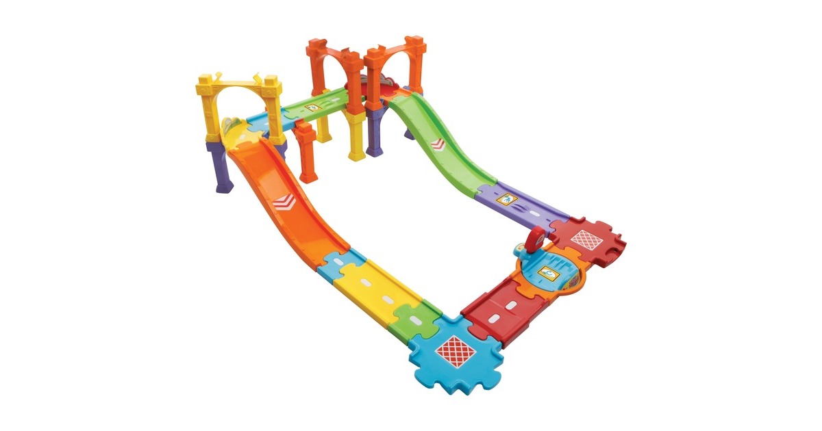 VTech Tut Tut Baby Flitzer - Straßen-und Brückenset groß, Spielfahrzeug