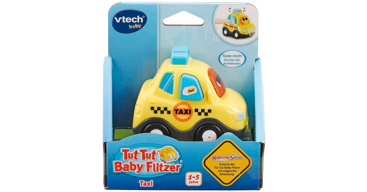 VTech Tut Tut Baby Flitzer - Taxi, Spielfahrzeug