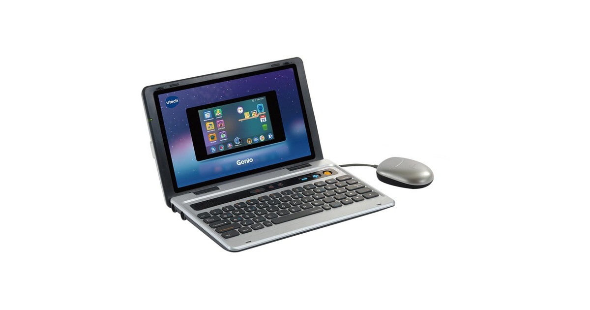VTech Vtech Genio Lernlaptop, Lerncomputer(silber)