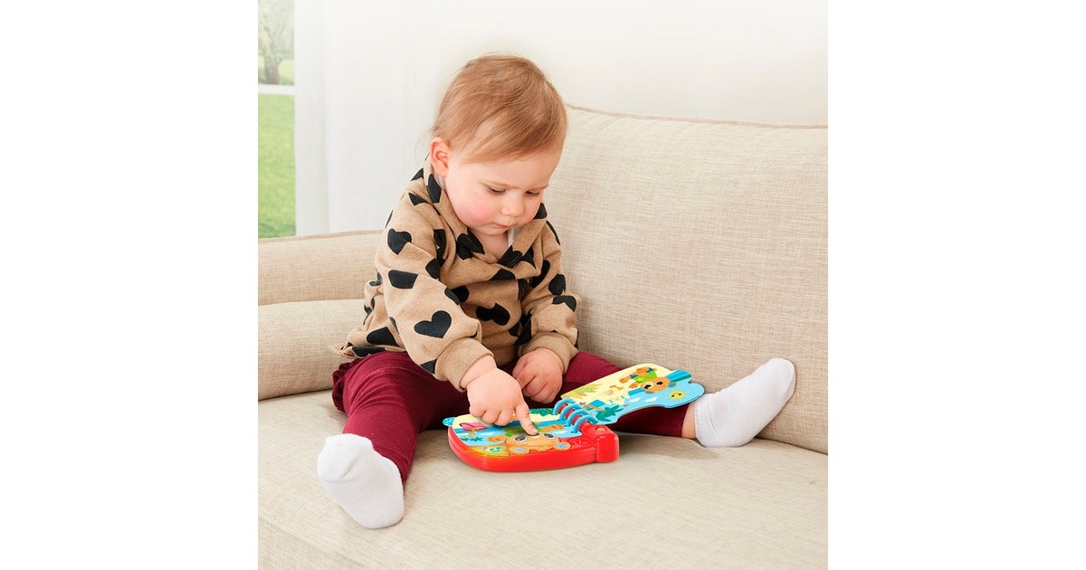 VTech Zieh-mich-an-Bärchenbuch, Lernbuch(rot)