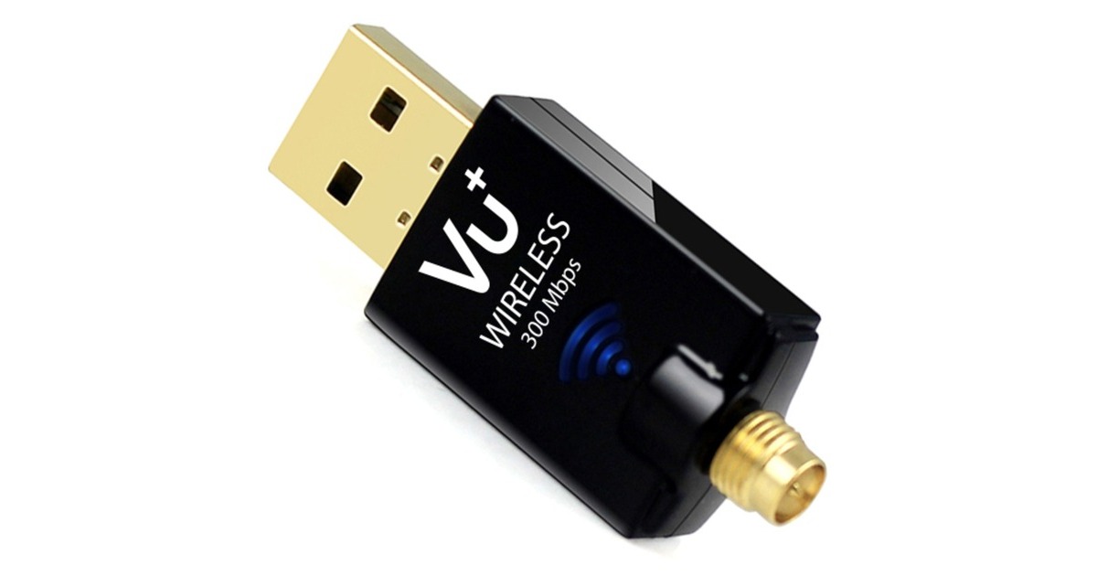 VU+ 300 Mbps Wireless USB Adapter, WLAN-Adapter