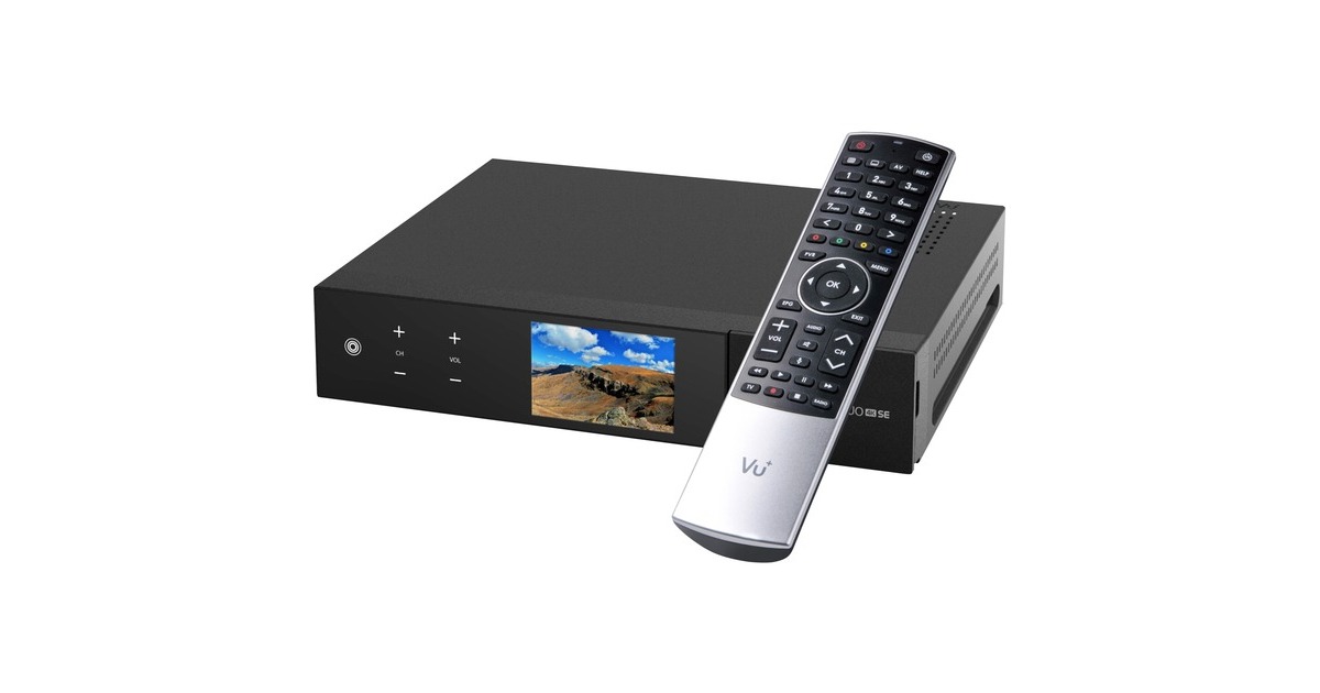 VU+ Duo 4K SE BT Edition, Sat-Receiver(schwarz, DVB-S2X FBC Twin Tuner)