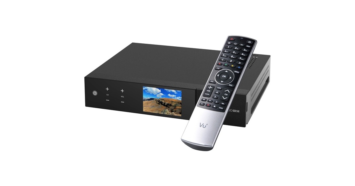 VU+ Duo 4K SE BT Edition, Sat-/Kabel-Receiver(schwarz, DVB-S2X FBC Twin Tuner, DVB-C FBC Tuner)