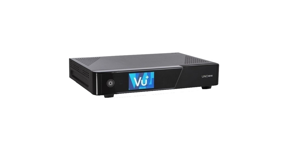 VU+ UNO 4K SE, Terrestrischer Receiver(schwarz, DVB-T2 (HD) Twin Tuner, FBC, 4K)