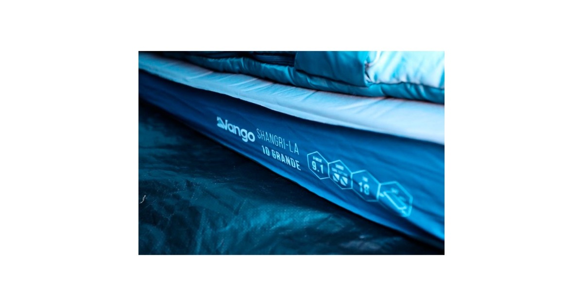 Vango Camping-Matte Shangri-La II 10 Grande SMRSHANGRC4BRU5(grau/blau)