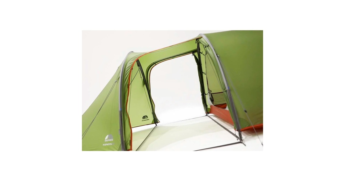 Vango Tunnelzelt F10 Xenon UL 2 Plus(dunkelgrün, mit großem Vorraum für Gepäck, Modell 2024)