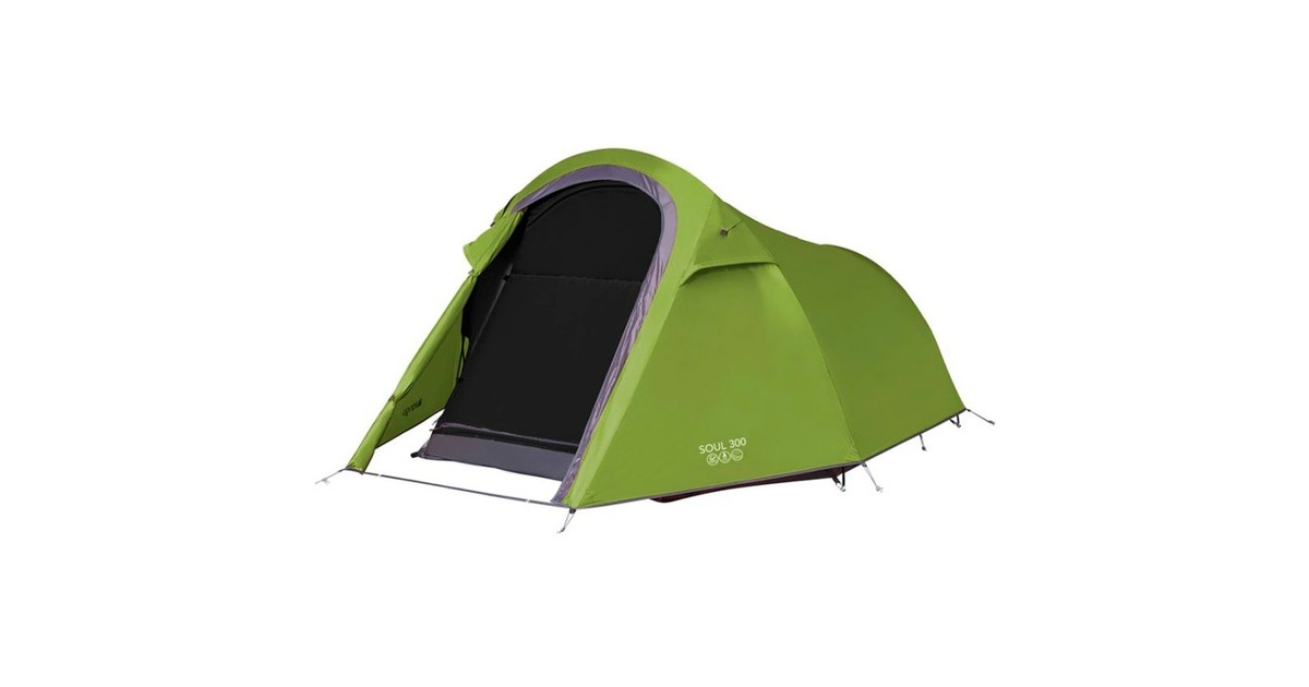 Vango Tunnelzelt Soul 300(grün/grau, mit Vorraum für Gepäck)
